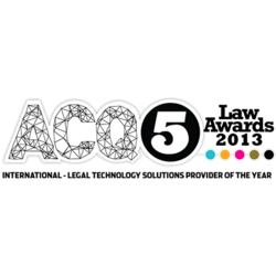 ACQ Law Awards 2013 pour le fournisseur de technologie juridique de l’année