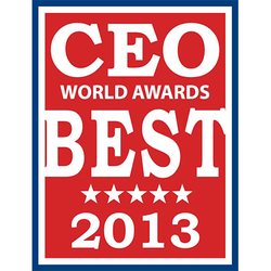 CEO World Award 2013 pour les nouveaux produits, les mises à niveau et les innovations