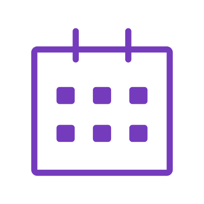Calendar Purple
