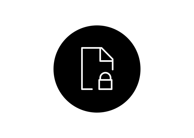 file security icon black file security icon black