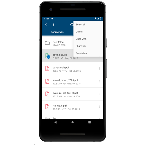 Mobile Document Control iPhone Screen Mobile Document Control iPhone Screen