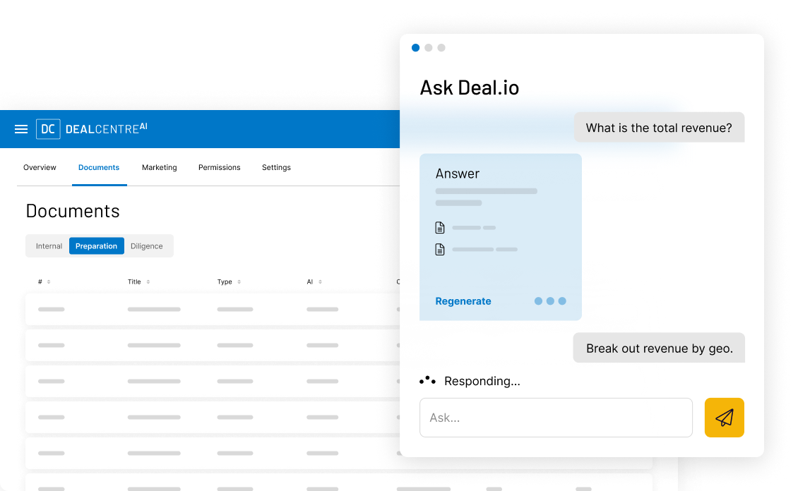 Intralinks DealCentre AI | M&A Deal Management