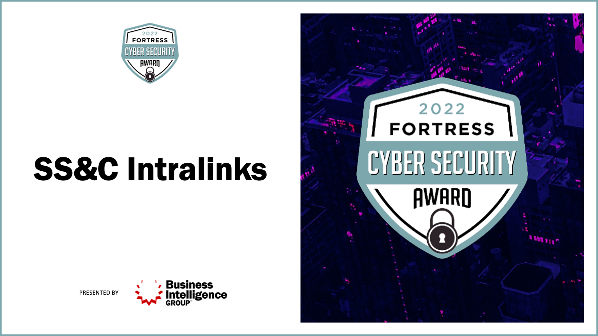 2022 Fortress Cyber Security Award Intralinks