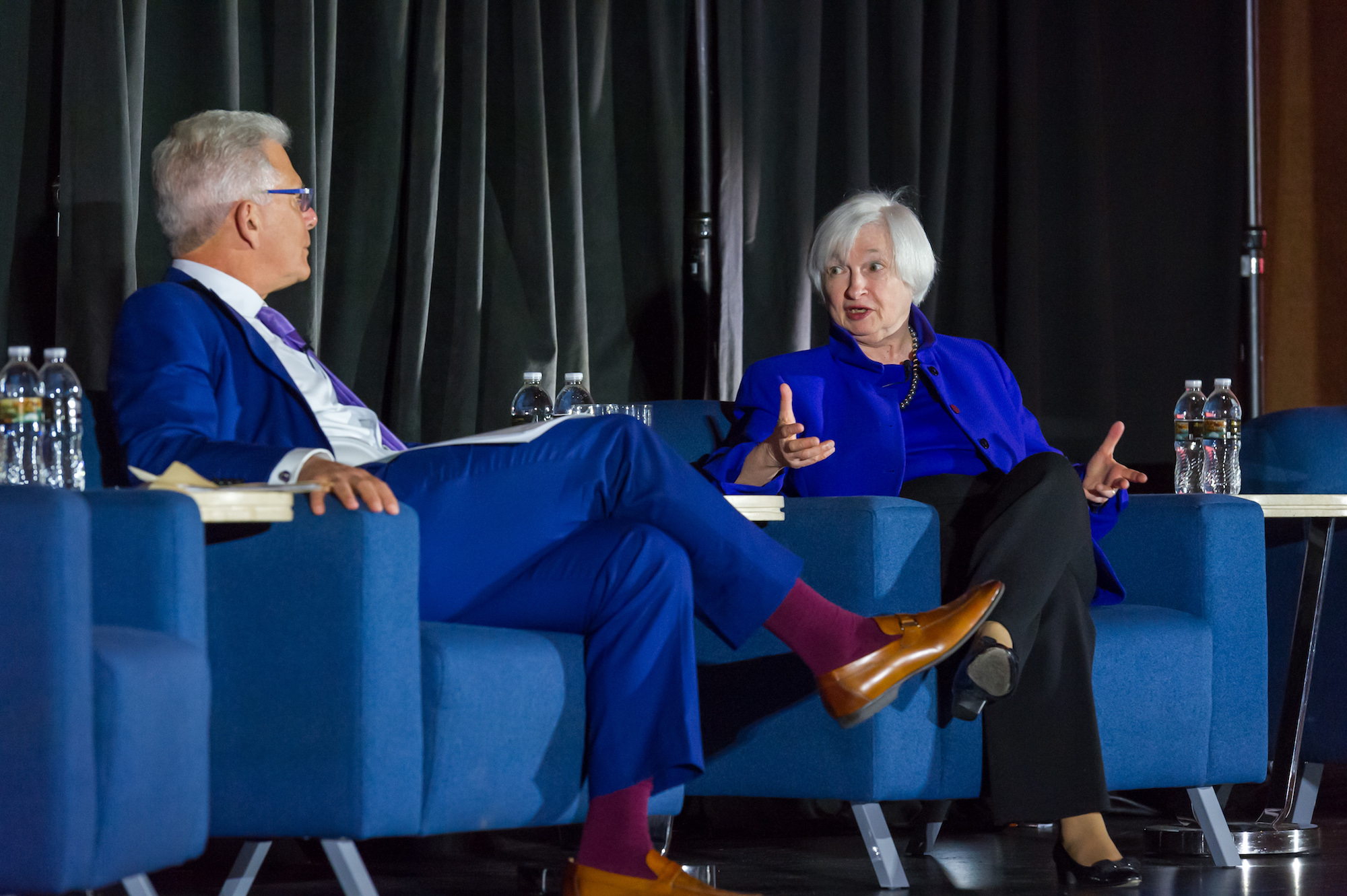 Janet Yellen and Reed Auerbach at SVIG 2019