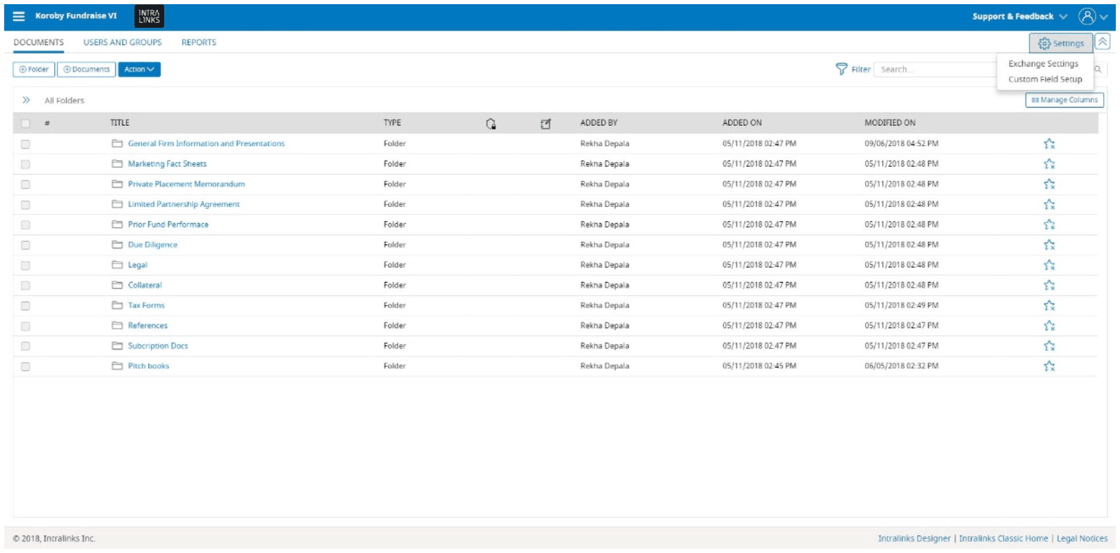New UI for Alternative Investments