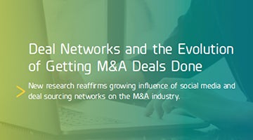 New research reaffirms growing influence of social media and deal sourcing networks on the M&A industry