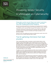Forrester names Intralinks leading vendor in Enterprise File Sync & Share market Assessing Vendor Security