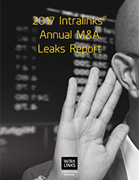 Intralinks and Cass Business School analyze what happens if you leak a deal before its public announcement. Intralinks and Cass Business School analyze what happens if you leak a deal before its public announcement.