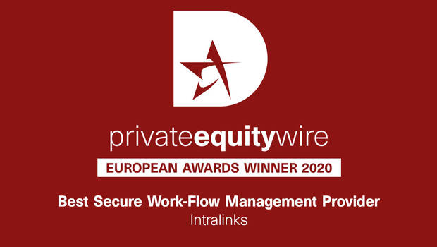 Private Equity Wire European Awards 2020 SS&C Intralinks