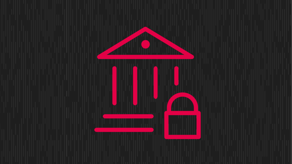 Secure banking and securities icon