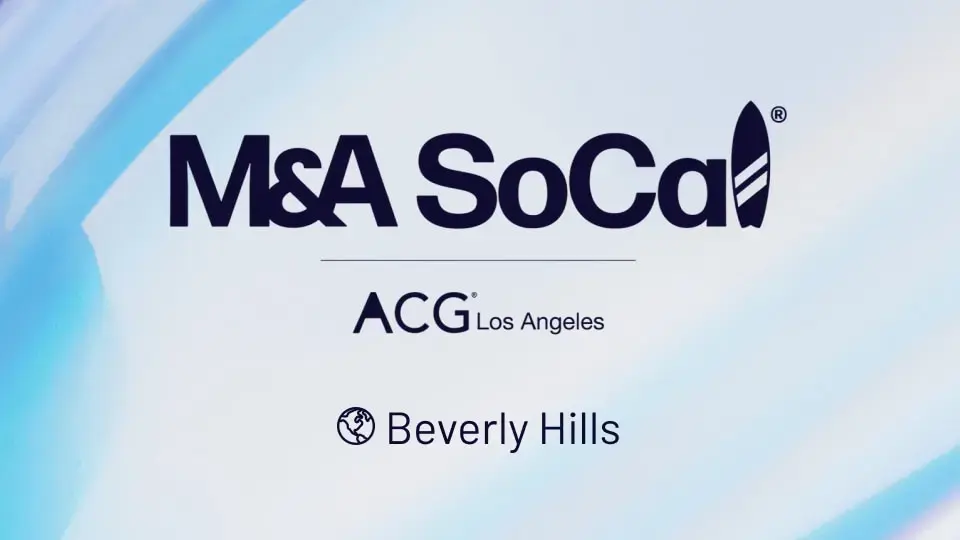 ACG LA M&A SoCal