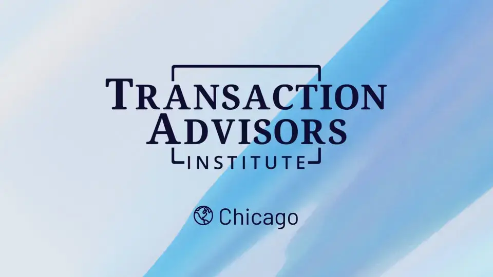Transaction Advisors M&A Conference Chicago