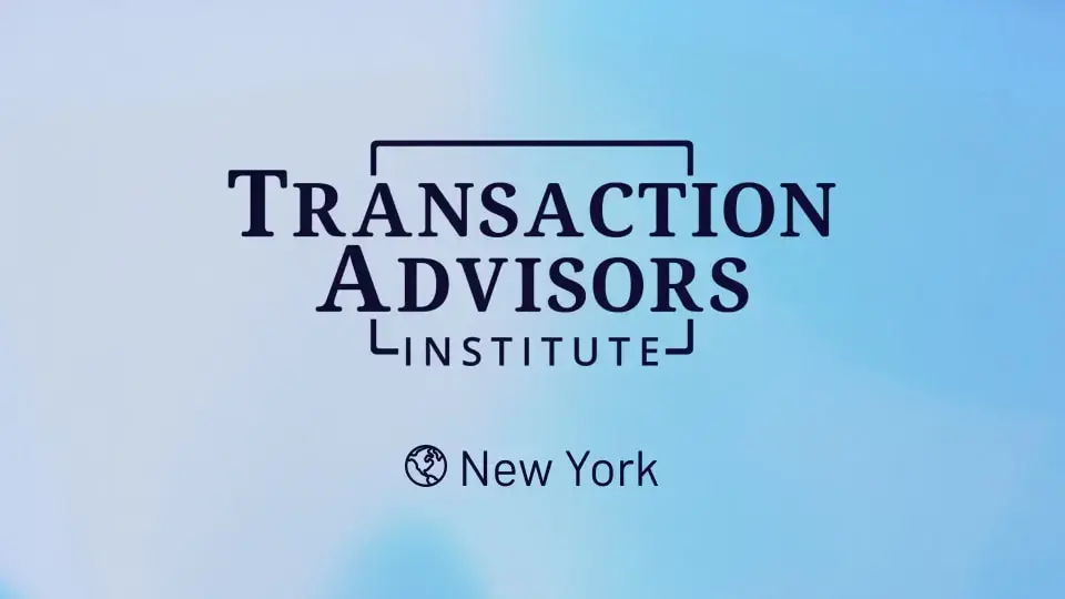 Transaction Advisors M&A Conference New York