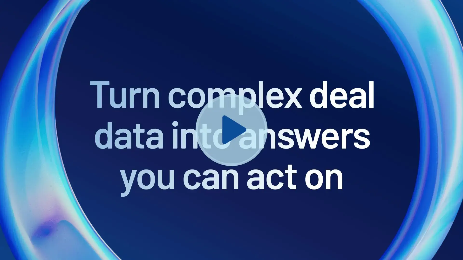 Complex Deal Data into Answers