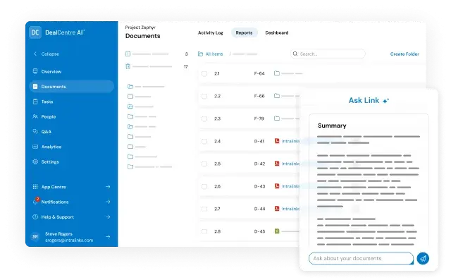 Link - Generate Document Summaries illustration