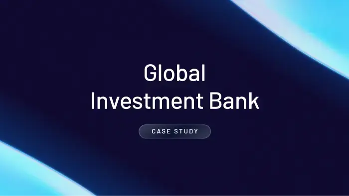 NDA managed services for global investment banking
