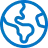 icon earth latin america light