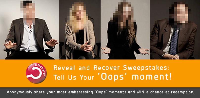 Intralinks UNshare Reveal and Recover Sweepstakes