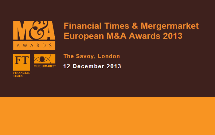 Financial Times & Mergermarket European M&A Awards