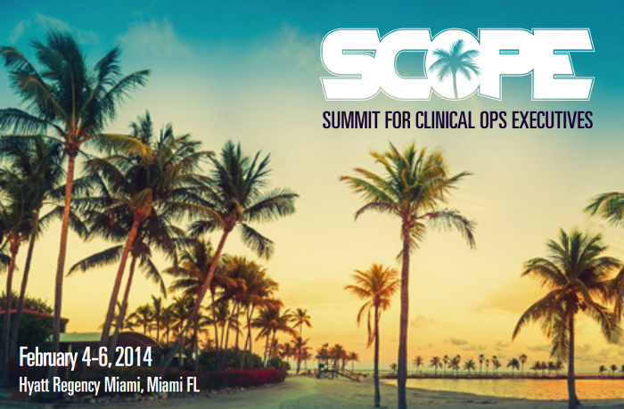 SCOPE Summit 2014 for Clinical Ops Executives